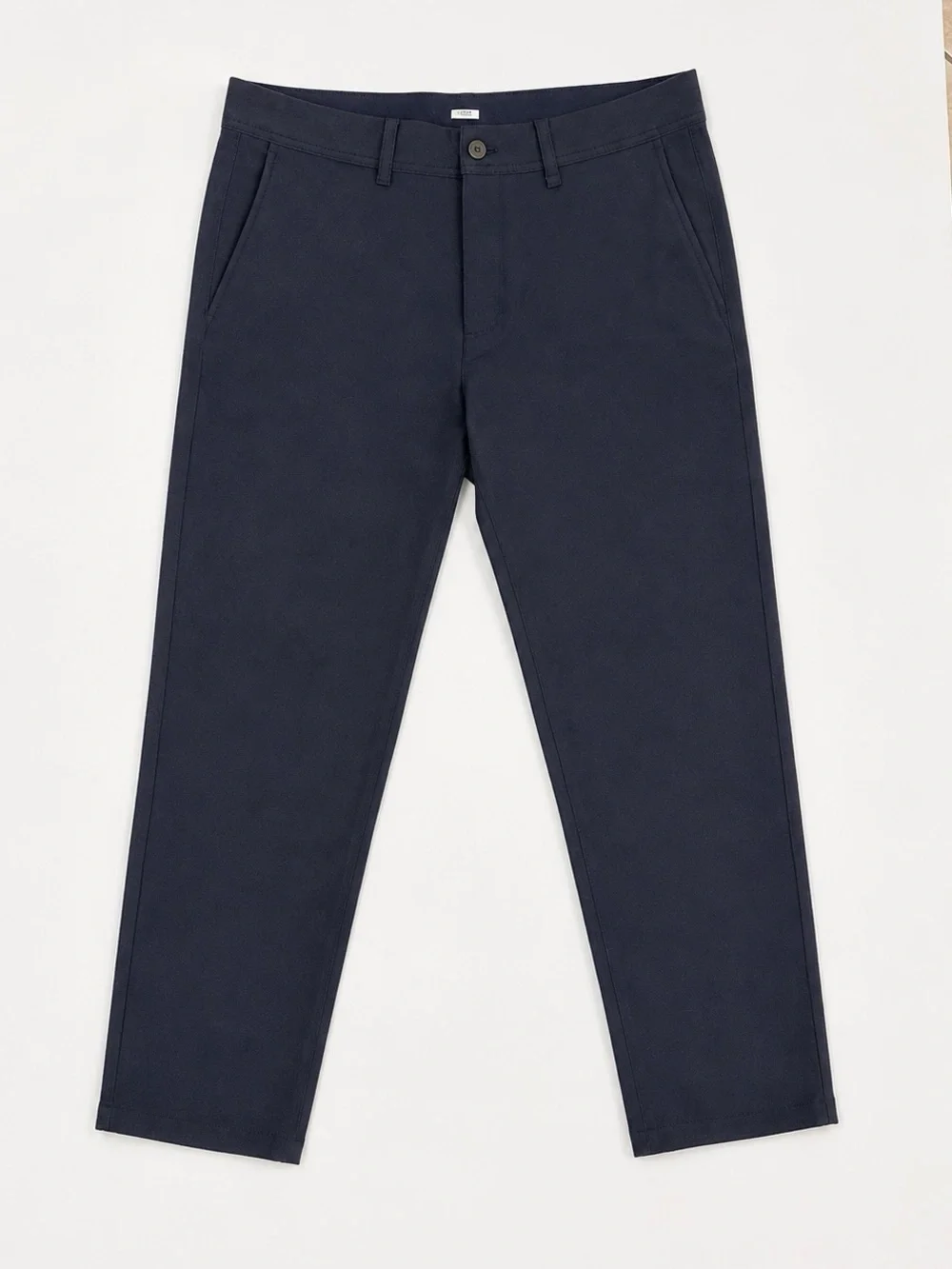 ZARA Men's NAVY BLUE TEXTURED STRETCH PANTS Size 31